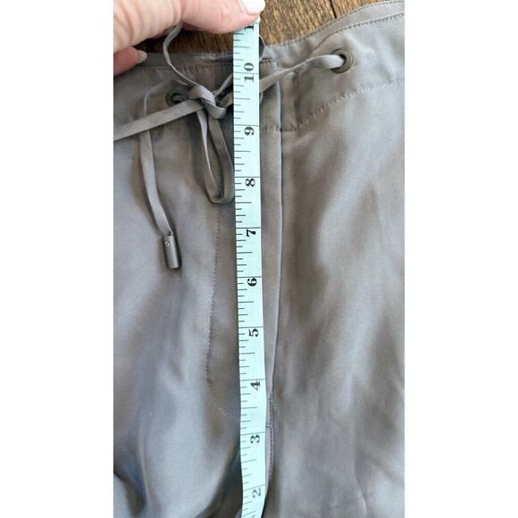Theory Womens Silk Drawstring Buttoned Cropped Cargo Pocketed Pants Size 4 1749 - Picture 13 of 13